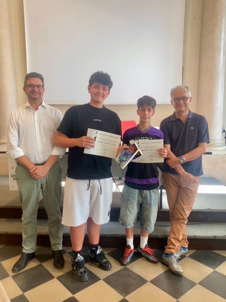 3 - Terzi classificati Andrei Ionut Grecu e Simone Spezzaferro